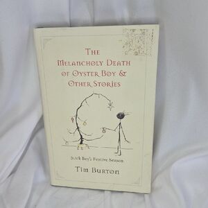 Tim Burton The Melancholy Death of Oyster Boy Poem Book Gothic Hardcover